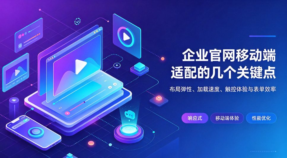 企业官网移动端适配的几个关键点